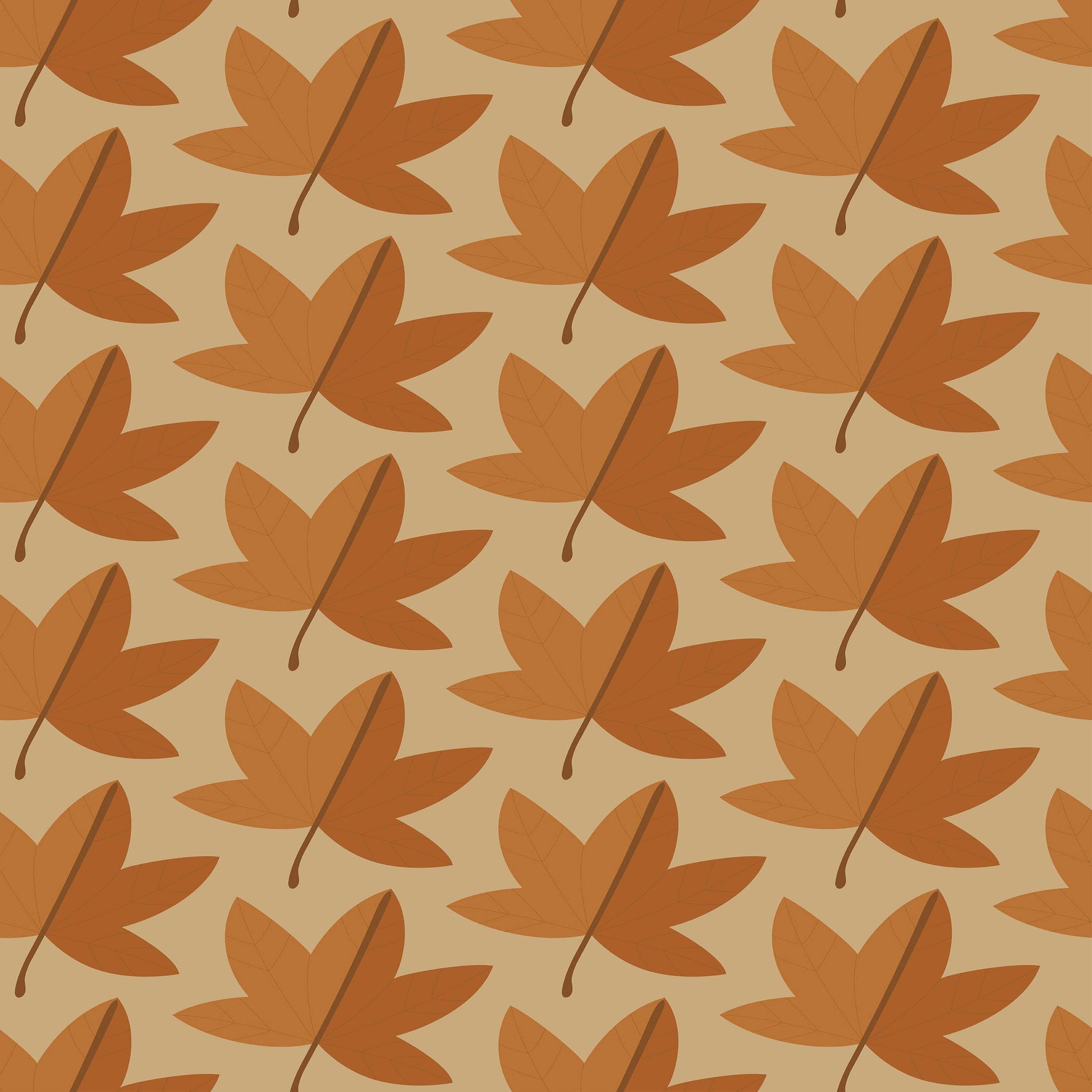 Fall Leaves Seamless Digital Paper - CraftNest - Digital Crafting and Art