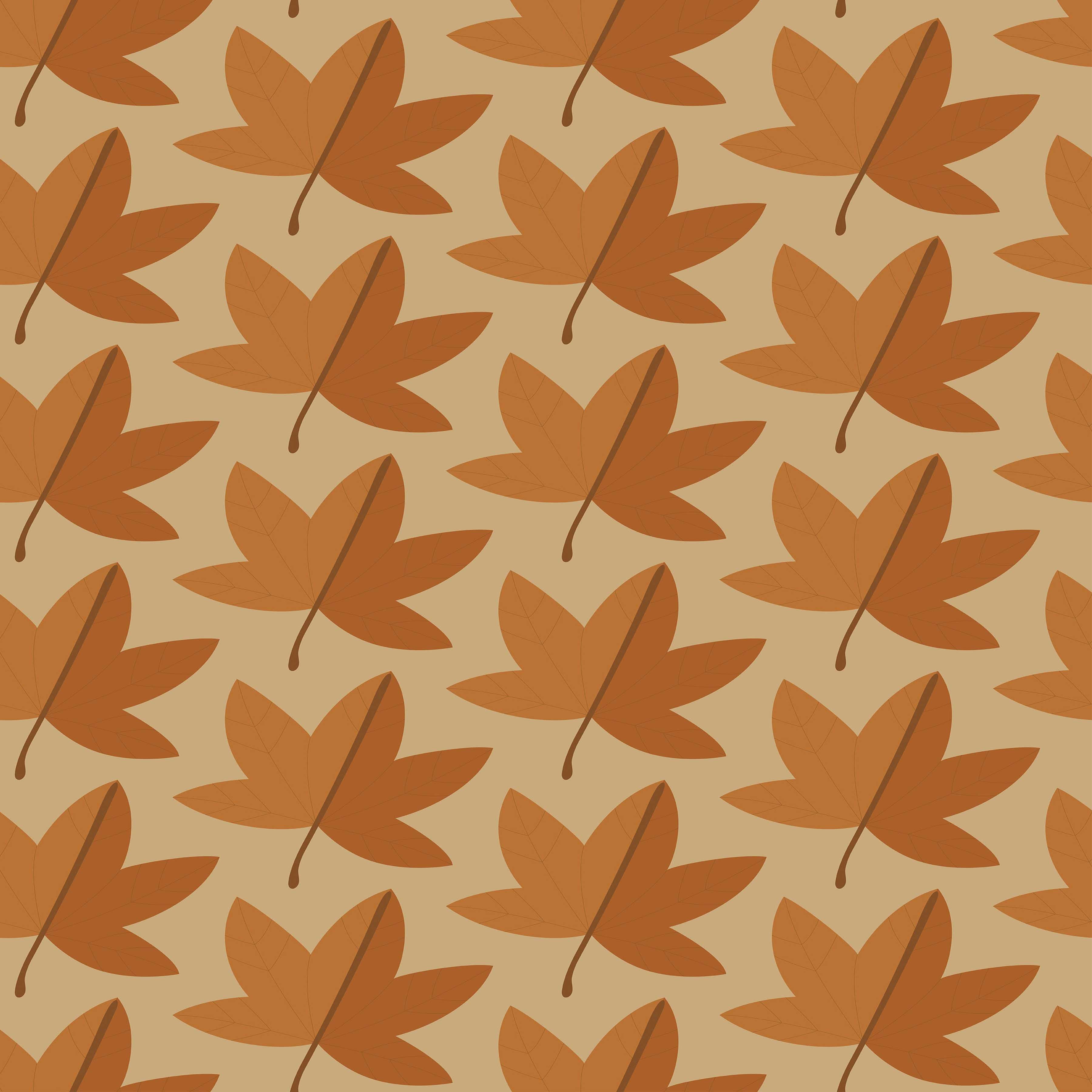 Fall Leaves Seamless Digital Paper - CraftNest - Digital Crafting and Art