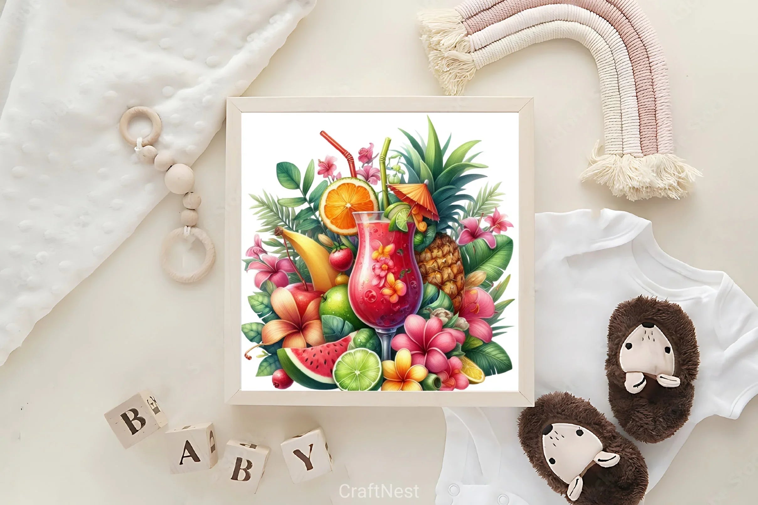 Cocktail Summer Clipart Bundle - CraftNest - Digital Crafting and Art