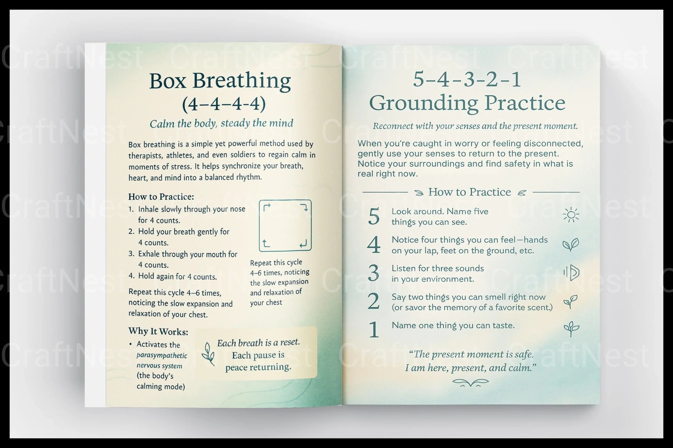 Anxiety Reset Toolkit - CraftNest - Digital Crafting and Art