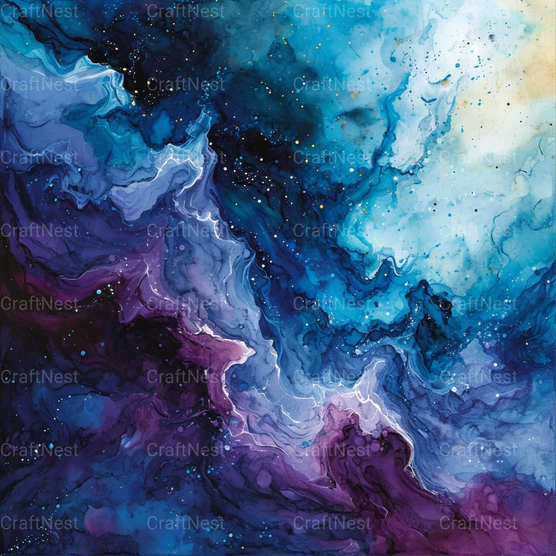 Ethereal Nebula Textures - CraftNest - Digital Crafting and Art
