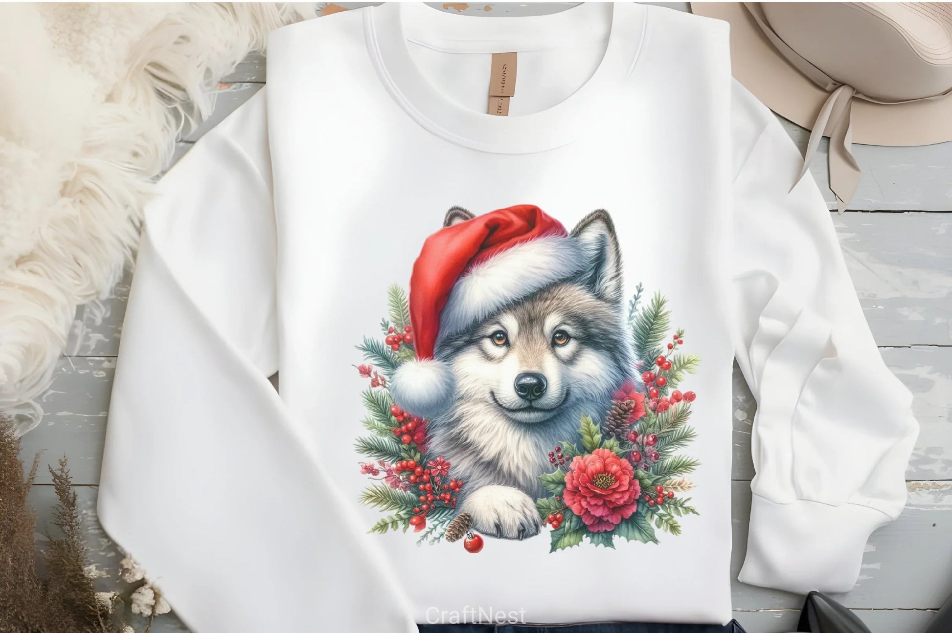 Christmas Animals Clipart Bundle - CraftNest - Digital Crafting and Art