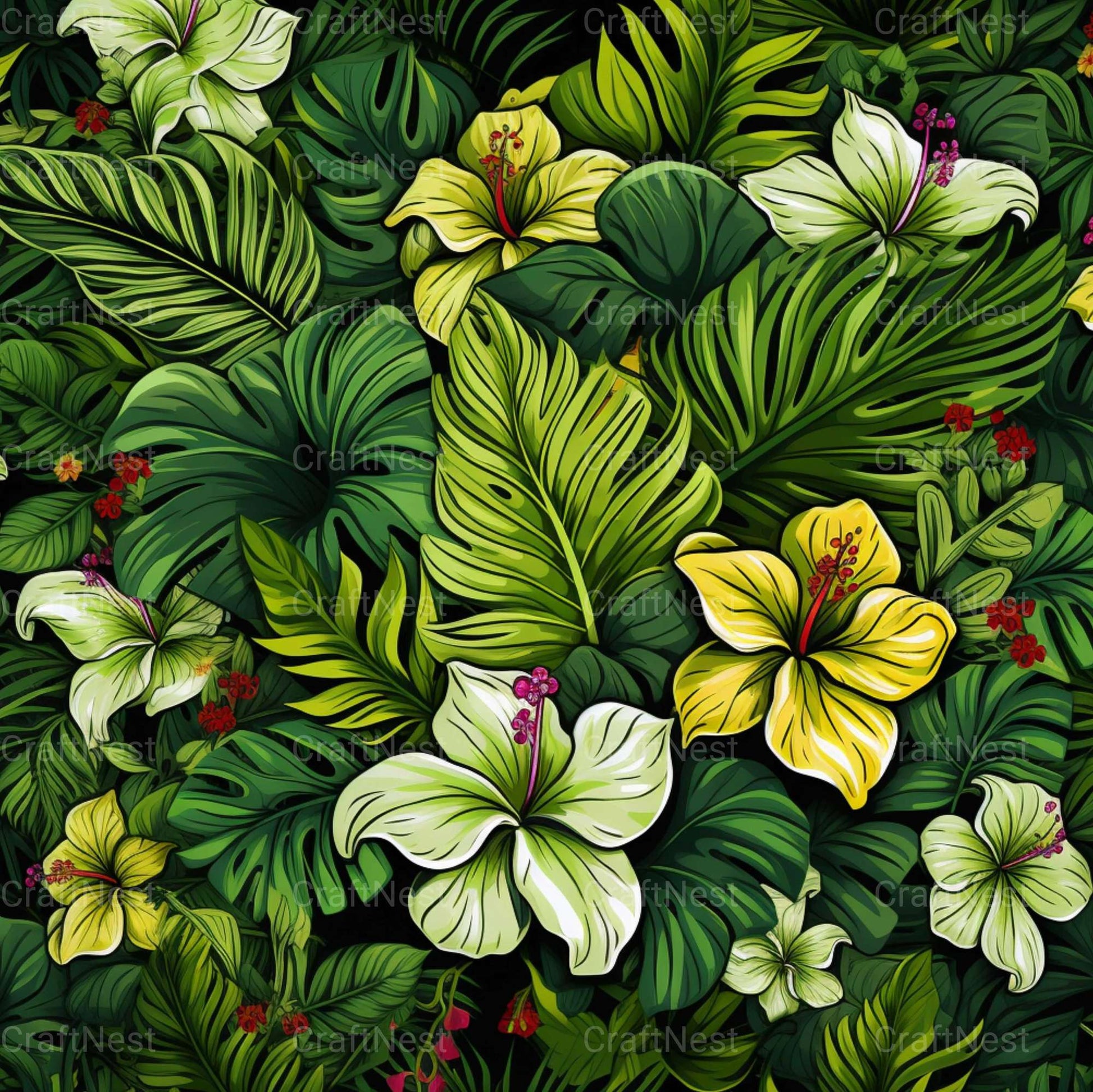 Tropical Bliss Textures - CraftNest - Digital Crafting and Art
