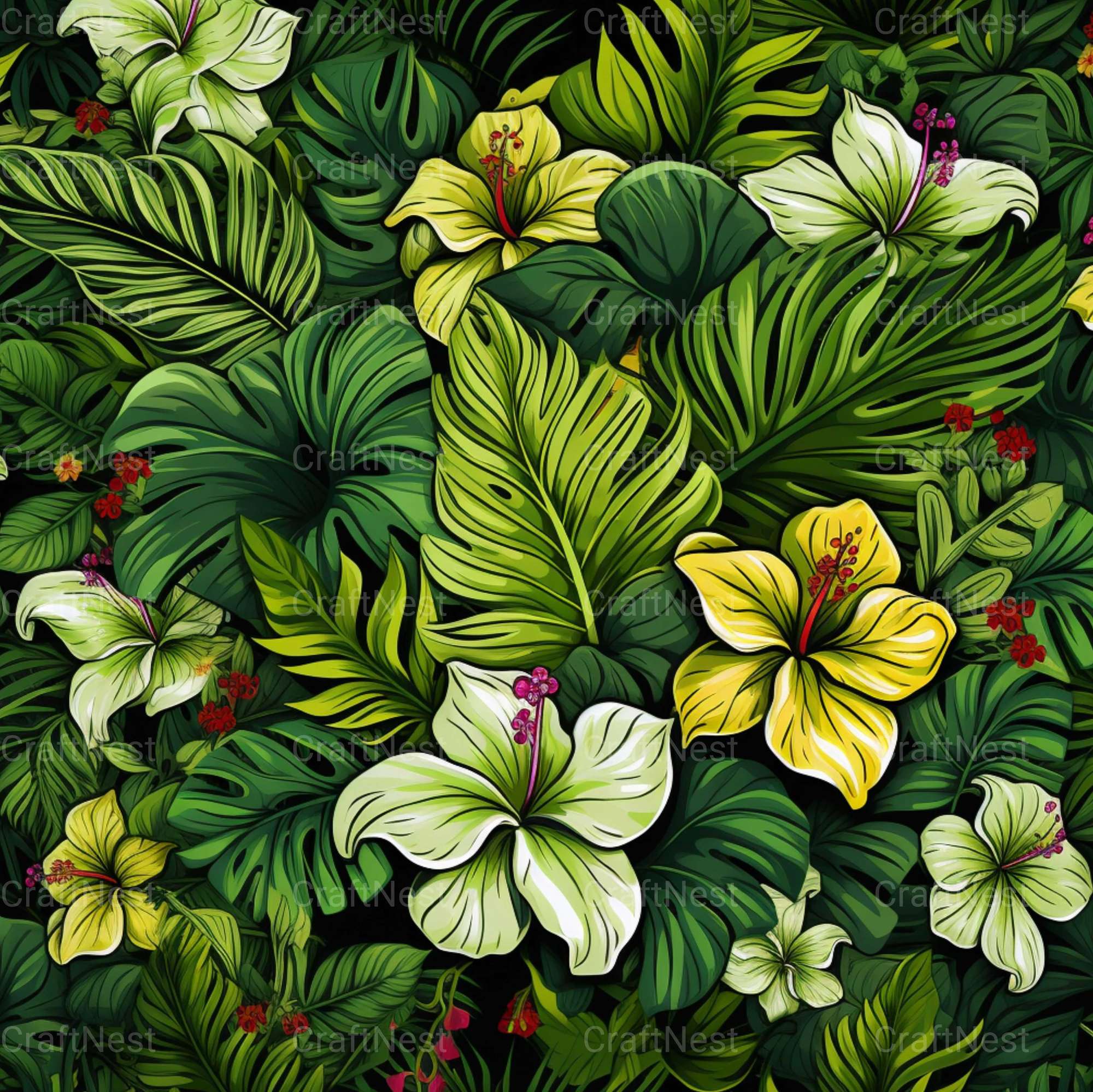Tropical Bliss Textures - CraftNest - Digital Crafting and Art