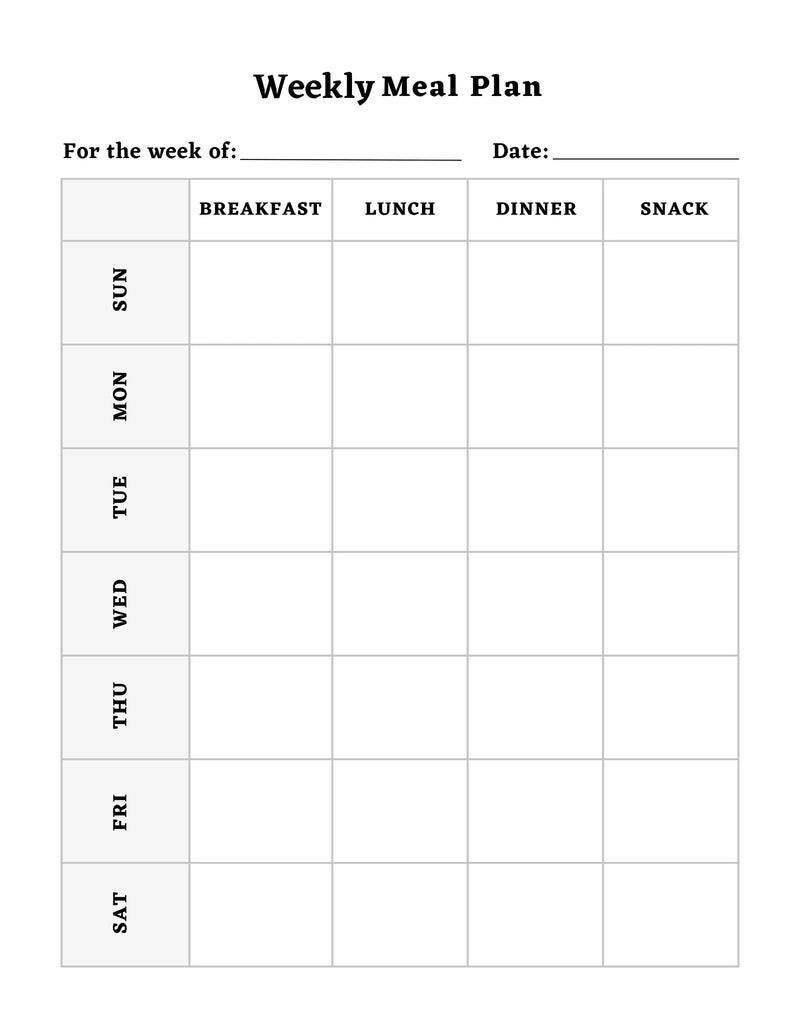 Meal & Pantry Planner KDP Planner - CraftNest - Digital Crafting and Art