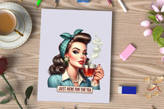 Just Here For The Tea Clipart Bundle 1 - CraftNest - Digital Crafting and Art