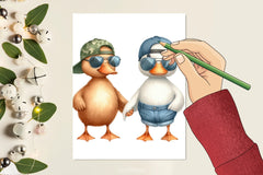 Friendship Duck Clipart Bundle - CraftNest - Digital Crafting and Art
