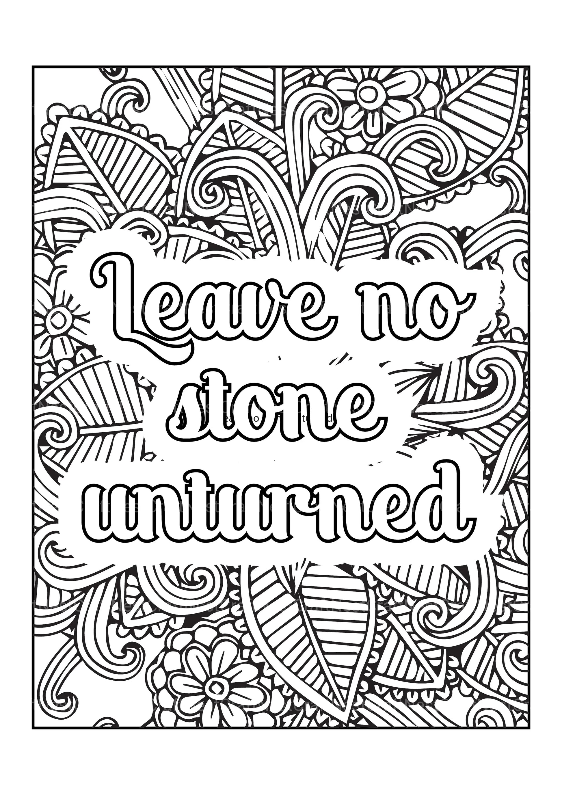 Motivational Quotes Coloring Book 7 - CraftNest - Digital Crafting and Art
