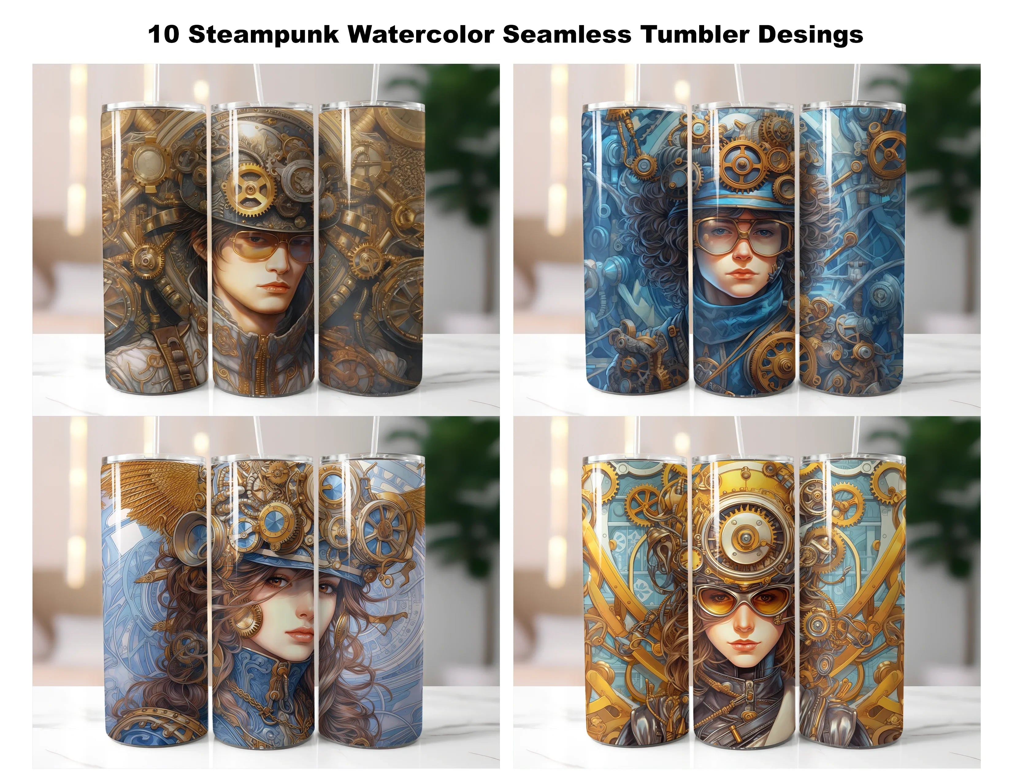 Steampunk Tumbler Wrap - CraftNest