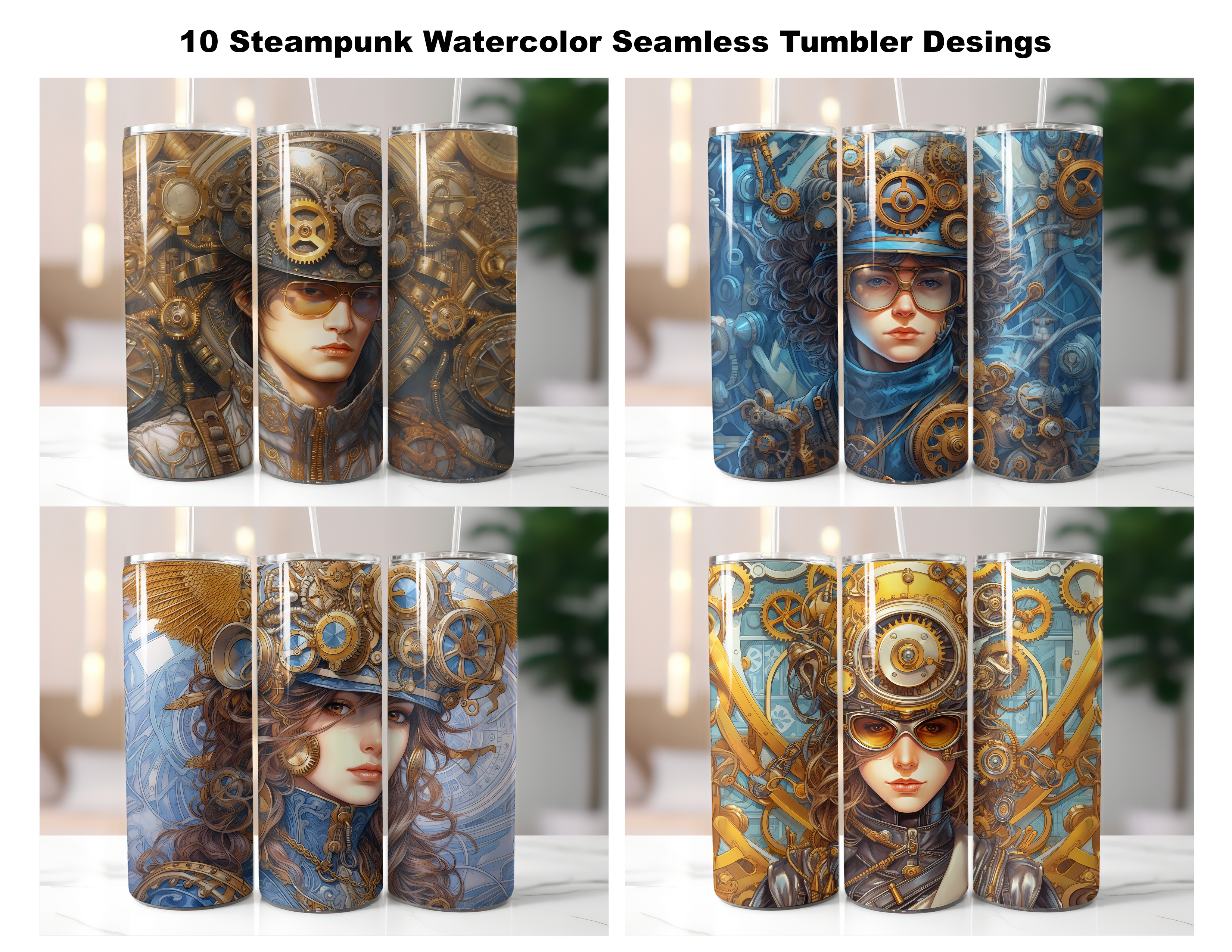 Steampunk Tumbler Wrap - CraftNest
