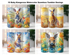 Baby Kangaroos Tumbler Wrap - CraftNest
