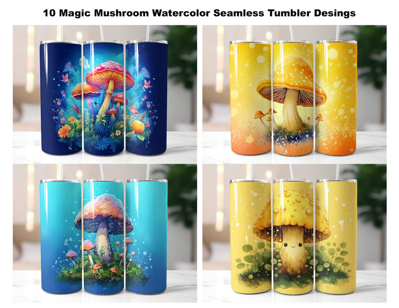 Magic Mushroom Tumbler Wrap - CraftNest