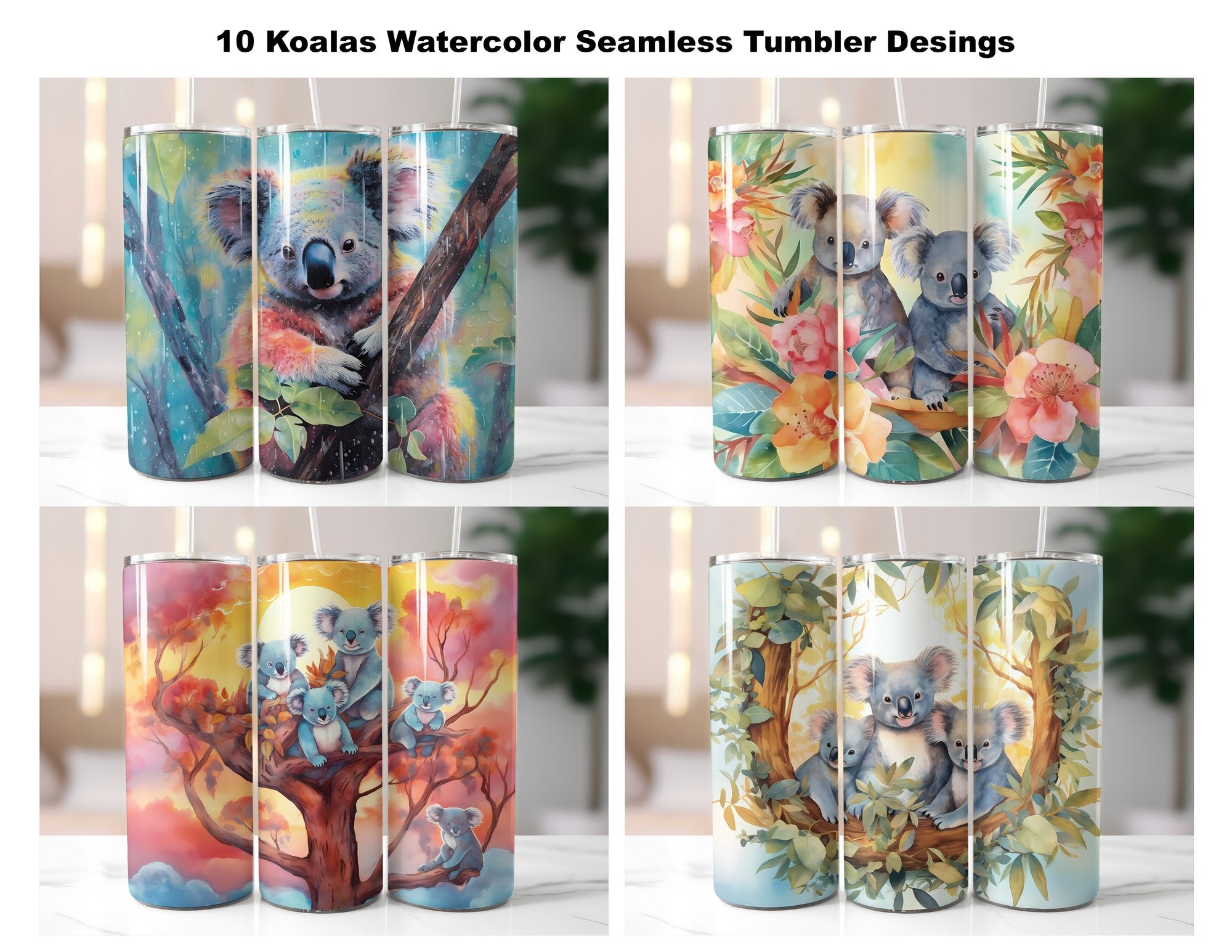 Koalas Tumbler Wrap - CraftNest