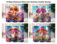 Fantastic Magic Mushroom Tumbler Wrap - CraftNest
