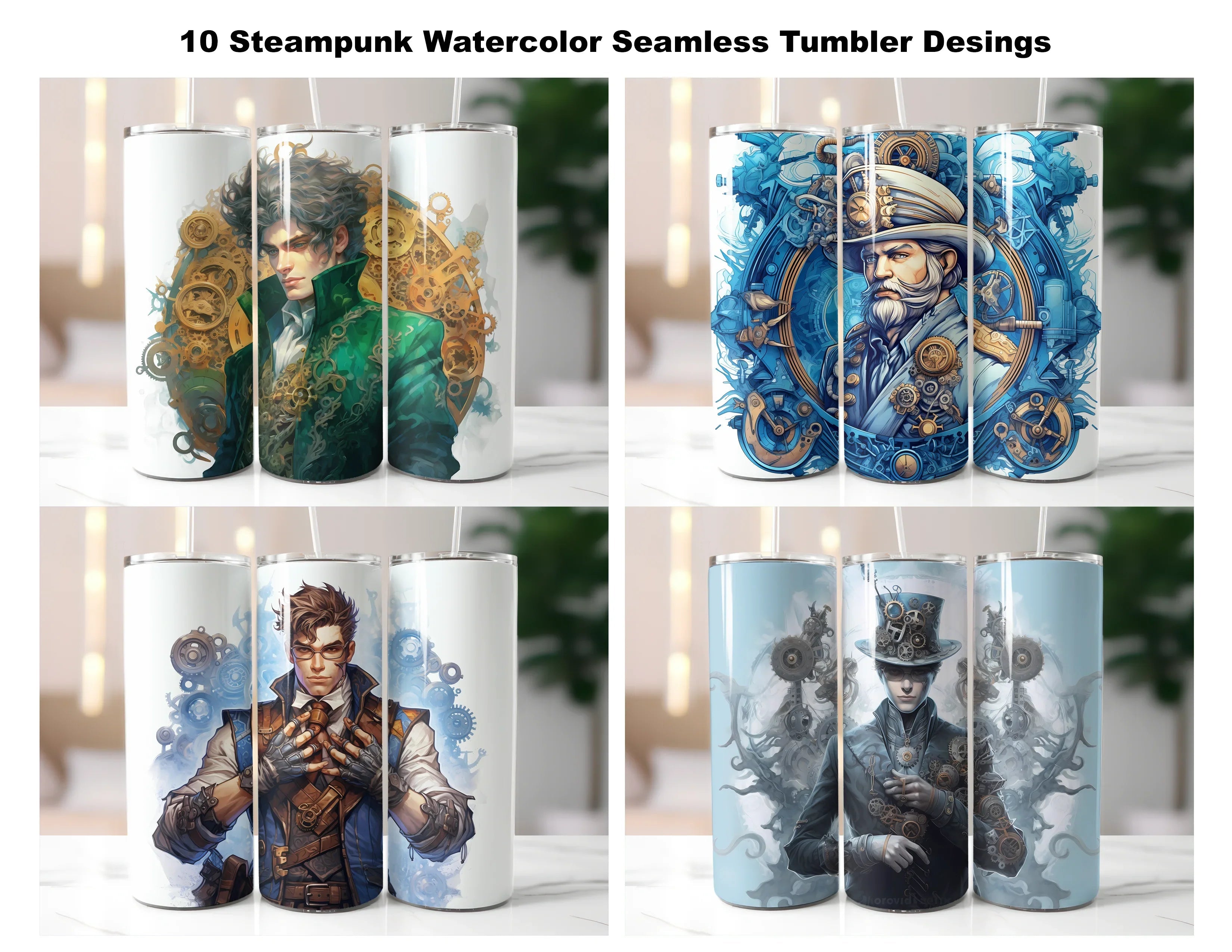 Steampunk Tumbler Wrap - CraftNest