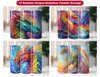 Rainbow Dragon Tumbler Wrap
