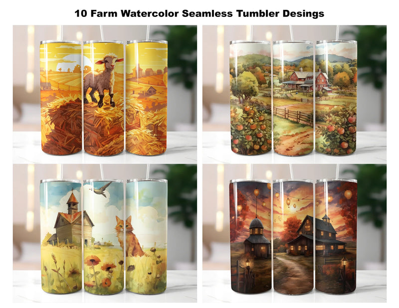 Farm Tumbler Wrap - CraftNest