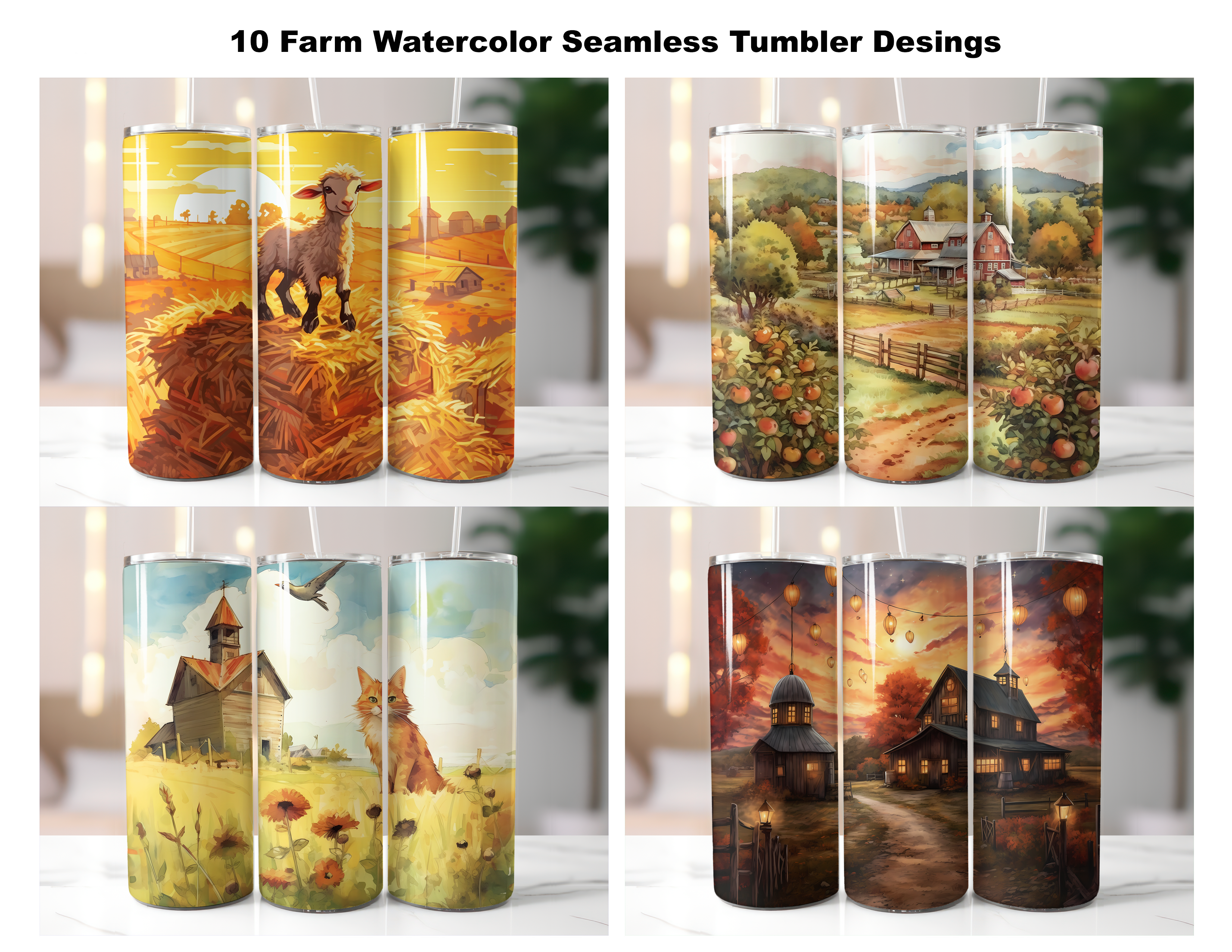 Farm Tumbler Wrap - CraftNest
