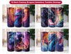 Dark Fanatasy Dragons Tumbler Wrap