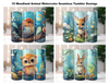 Cute Woodland Animal Tumbler Wrap