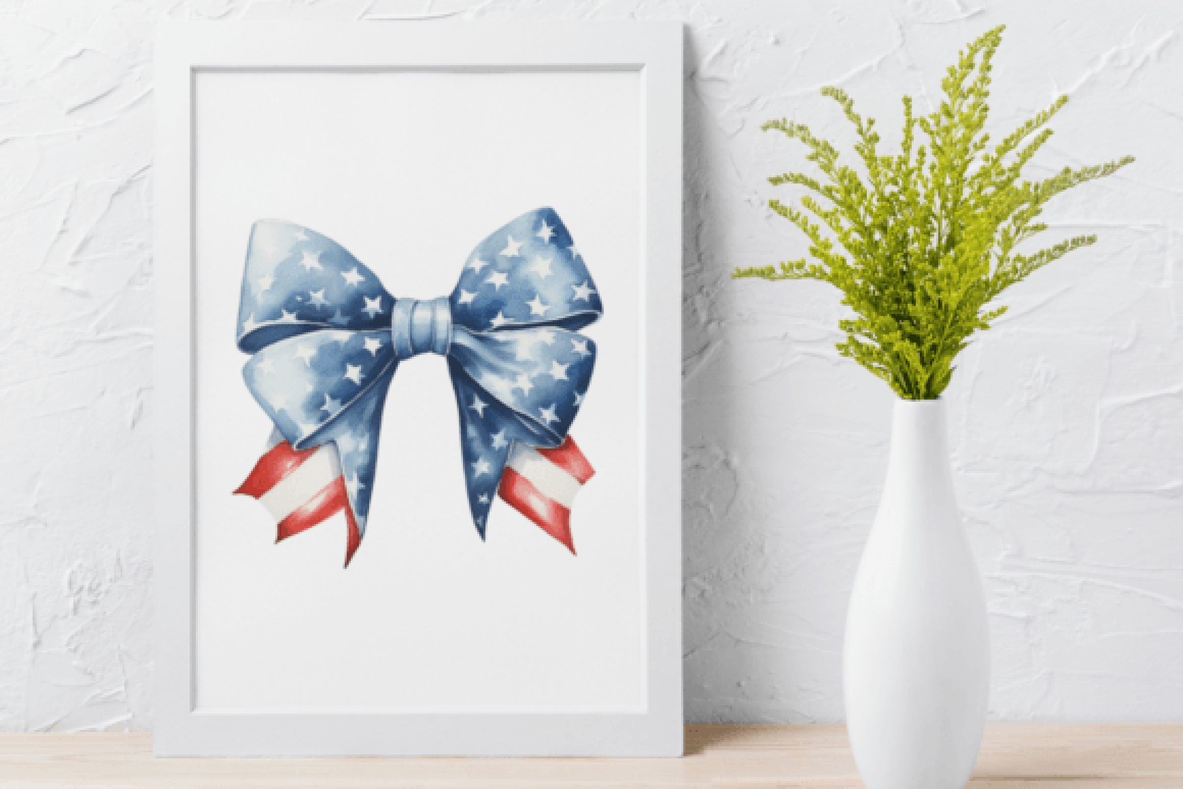 4th of July Bows Clipart Bundle