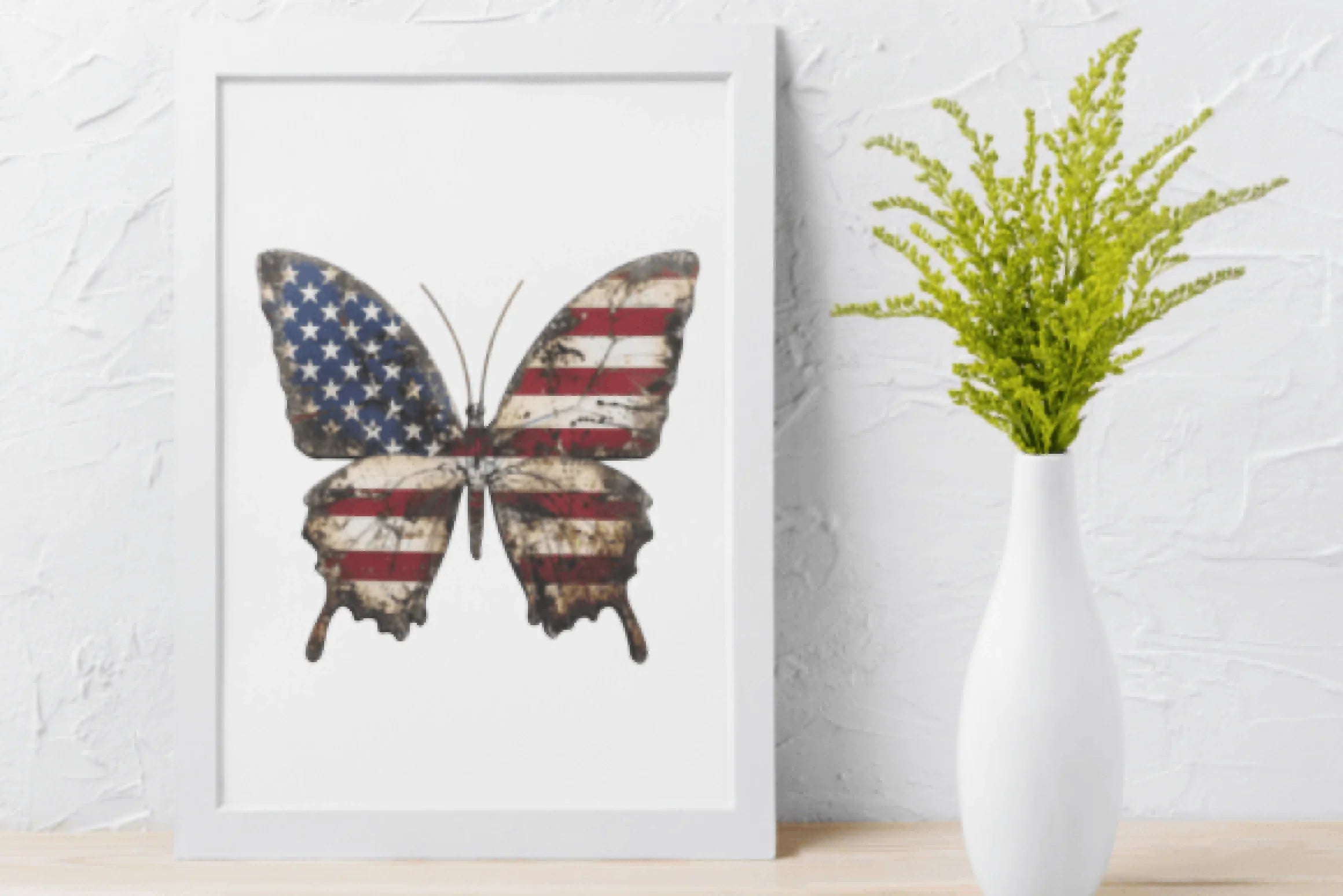 4th of July Floral Butterflies Clipart Bundle - CraftNest - Digital Crafting and Art