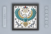 4th July Eagle Folk Art Papercut Shadow Box SVG Bundle