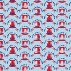 4th of July Seamless Digital Paper - CraftNest - Digital Crafting and Art