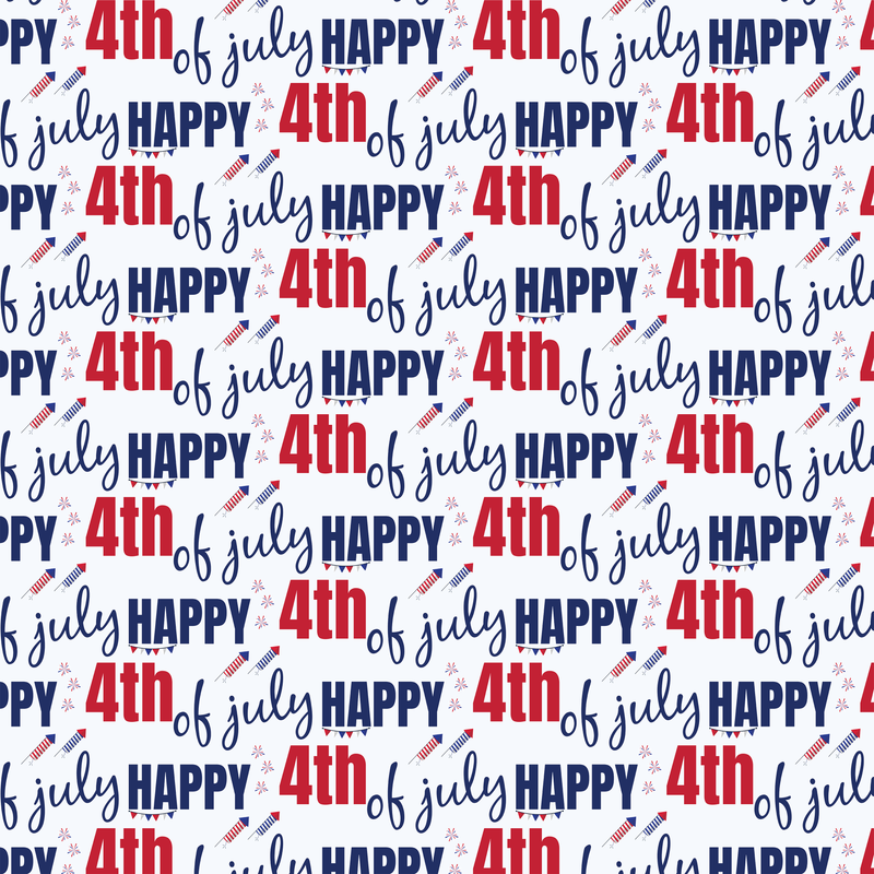 4th of July Seamless Digital Paper - CraftNest - Digital Crafting and Art