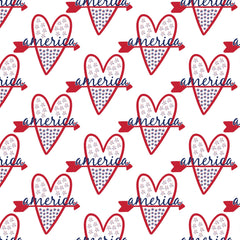 4th of July Seamless Digital Paper - CraftNest - Digital Crafting and Art