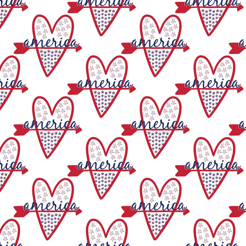 4th of July Seamless Digital Paper - CraftNest - Digital Crafting and Art