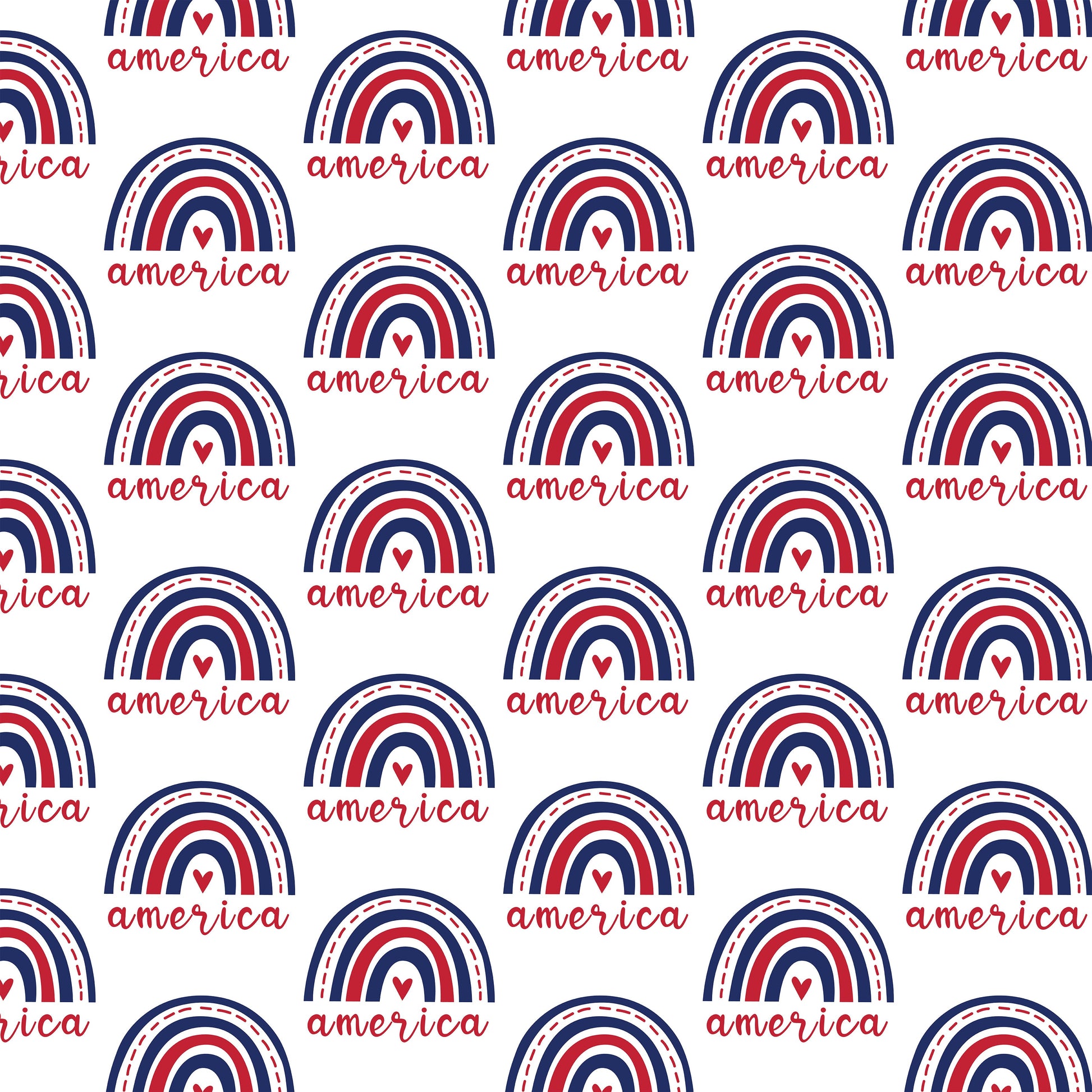 4th of July Seamless Digital Paper - CraftNest - Digital Crafting and Art
