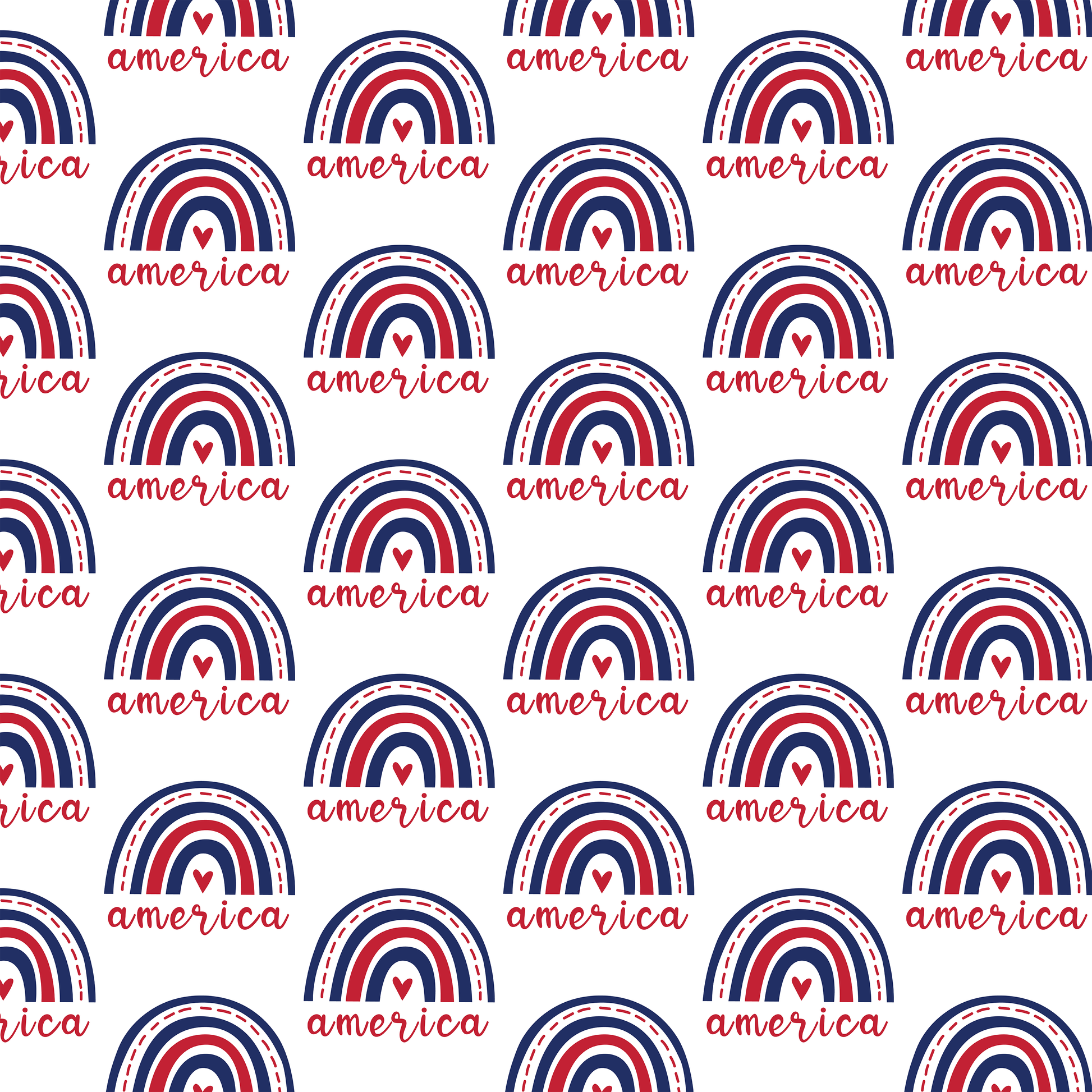 4th of July Seamless Digital Paper - CraftNest - Digital Crafting and Art