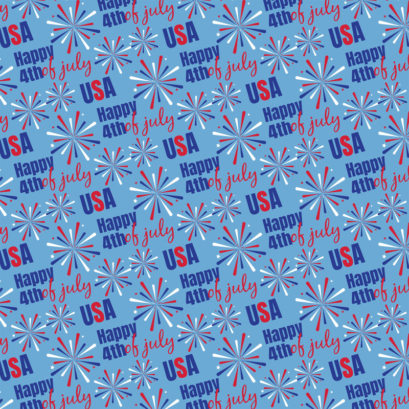 4th of July Seamless Digital Paper - CraftNest - Digital Crafting and Art