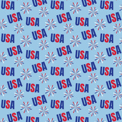 4th of July Seamless Digital Paper - CraftNest - Digital Crafting and Art