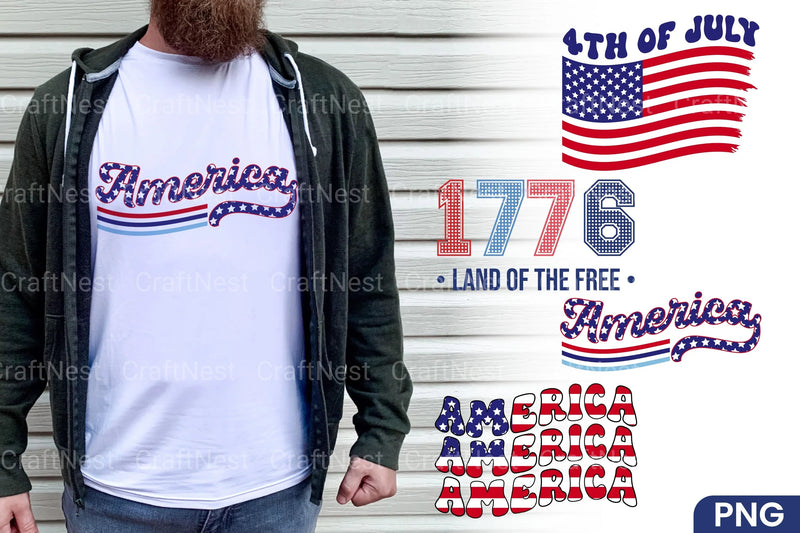 4th of July Clipart Bundle - CraftNest - Digital Crafting and Art