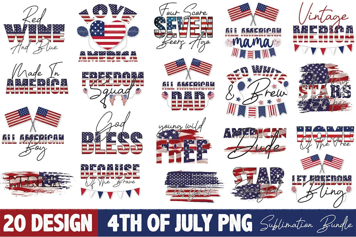 4th of July Clipart Bundle