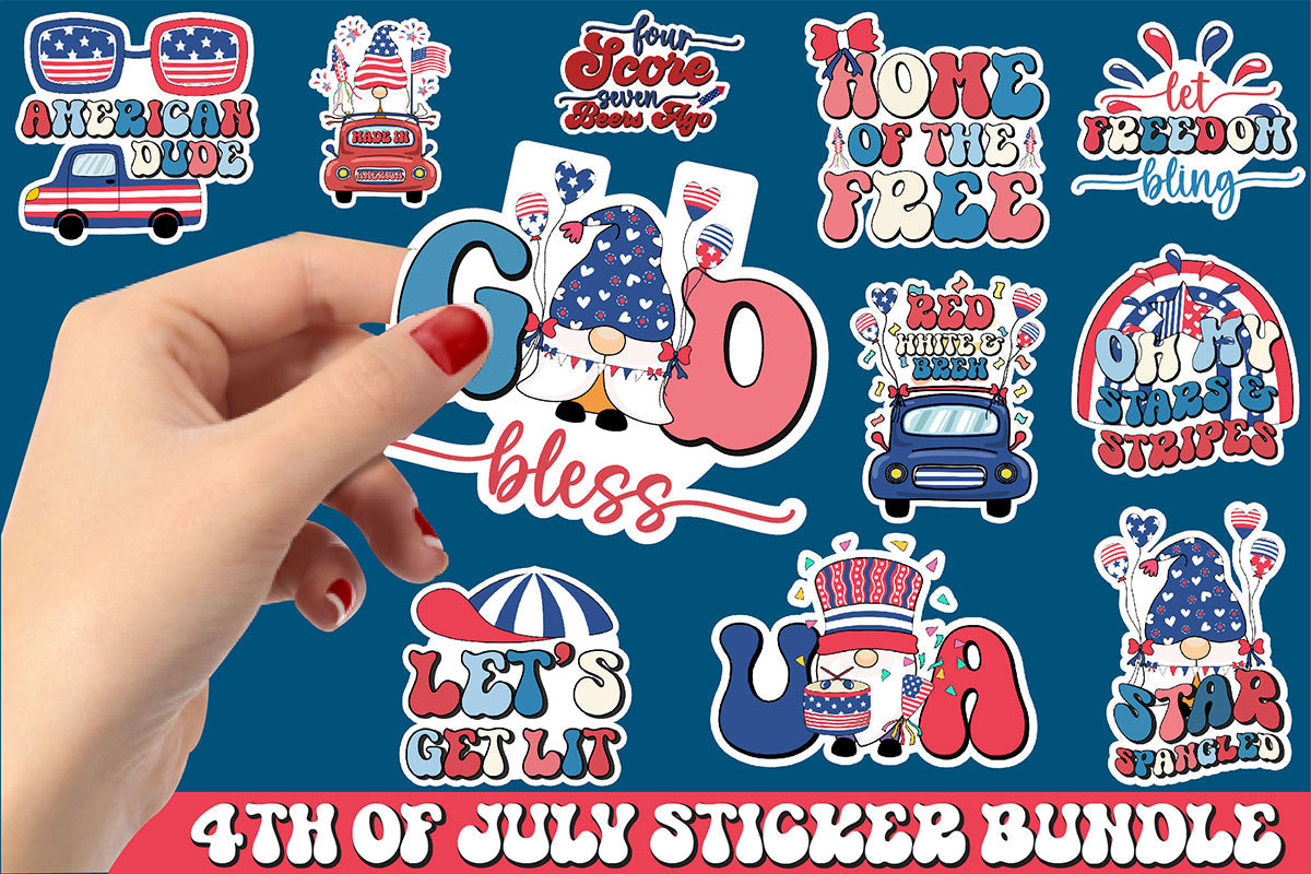 4th Of July Sticker Bundle