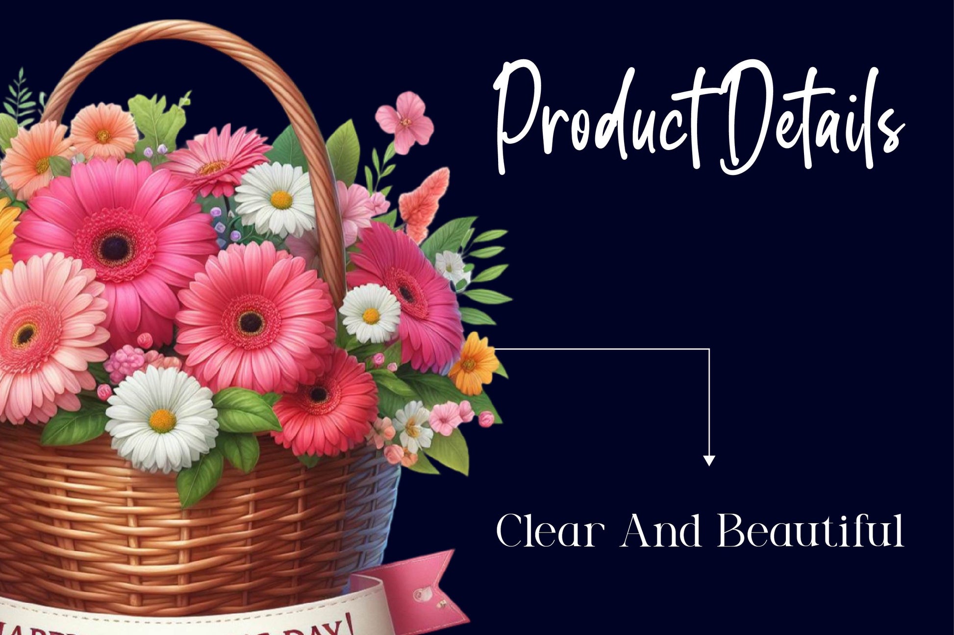 Mother's Day Basket Of Flowers Clipart Bundle - CraftNest - Digital Crafting and Art