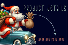 Driver Santa Clipart Bundle - CraftNest - Digital Crafting and Art