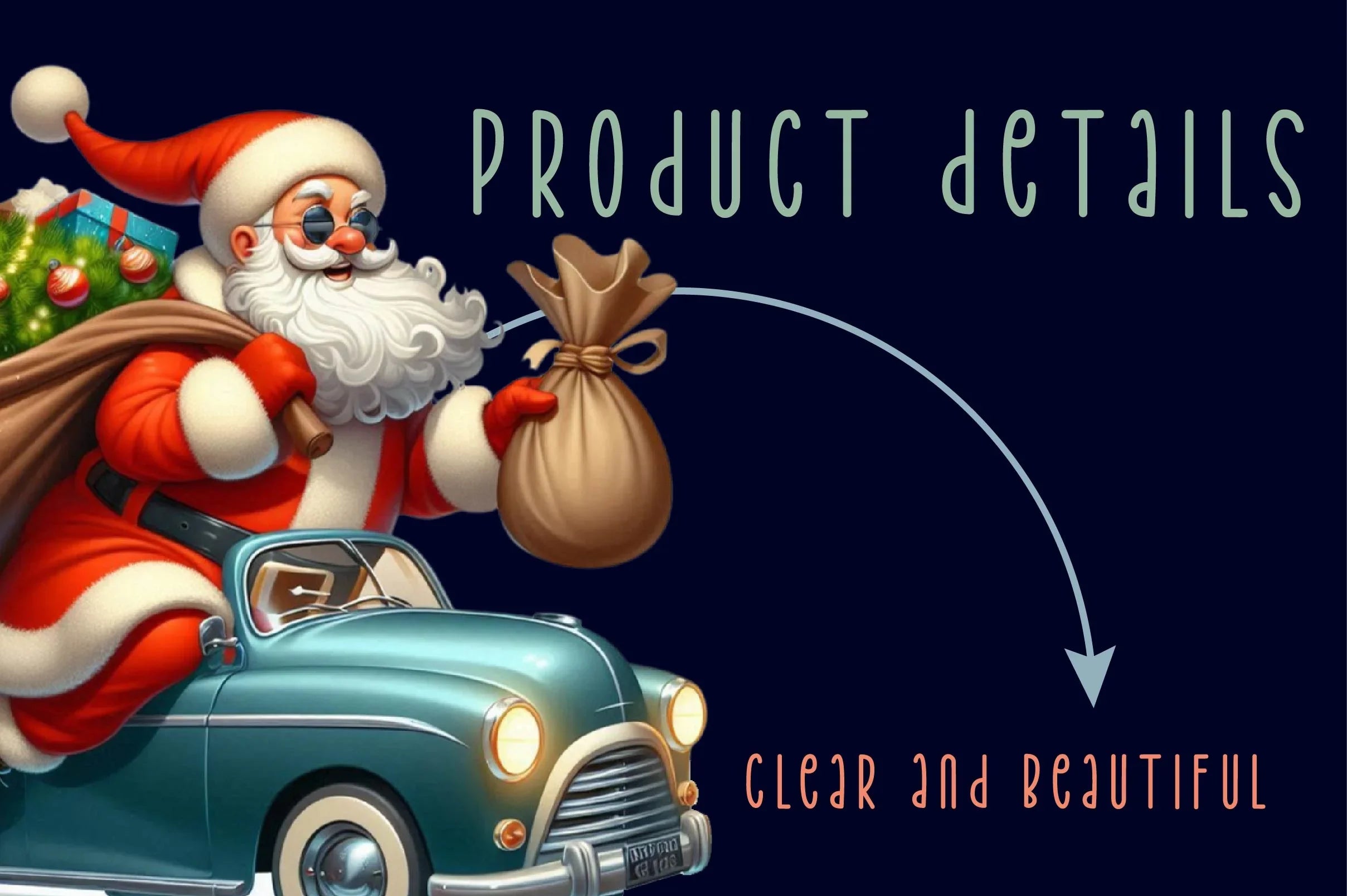Driver Santa Clipart Bundle - CraftNest - Digital Crafting and Art