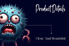 Halloween Scary Monster Clipart Bundle - CraftNest - Digital Crafting and Art