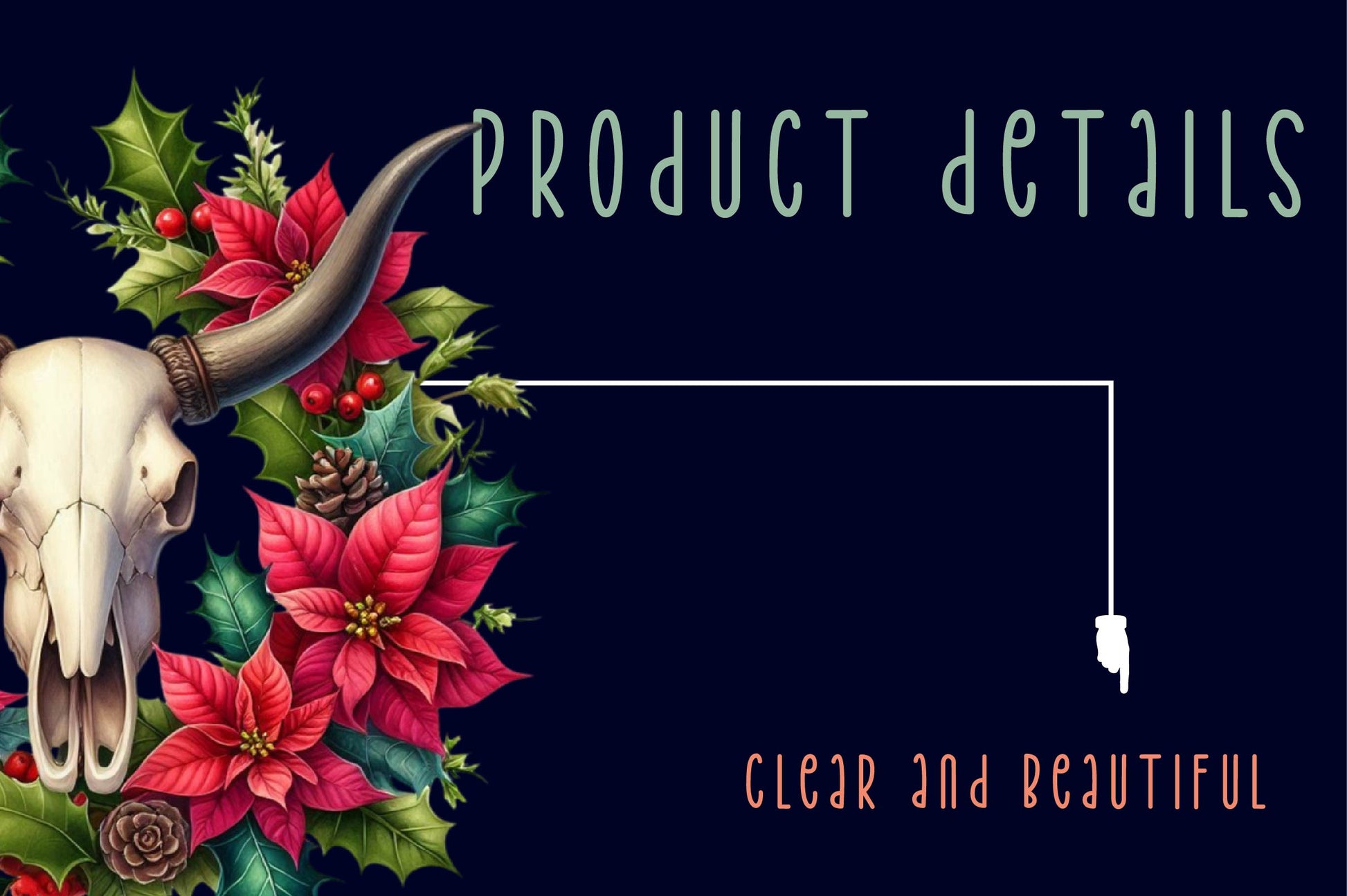 Christmas Cow Skull Clipart Bundle - CraftNest - Digital Crafting and Art
