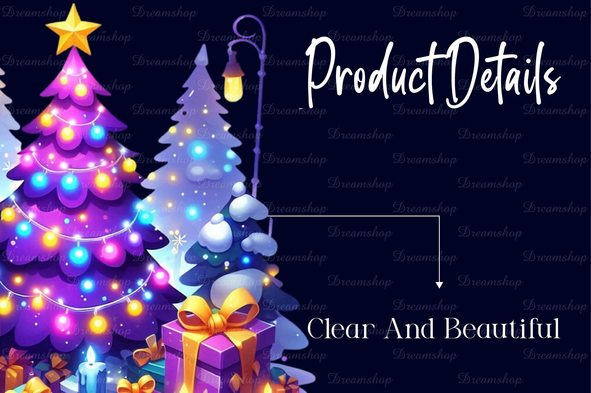 Purple Christmas Tree Clipart Bundle - CraftNest - Digital Crafting and Art