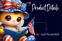 Cute Patriotic Bee Clipart Bundle - CraftNest - Digital Crafting and Art