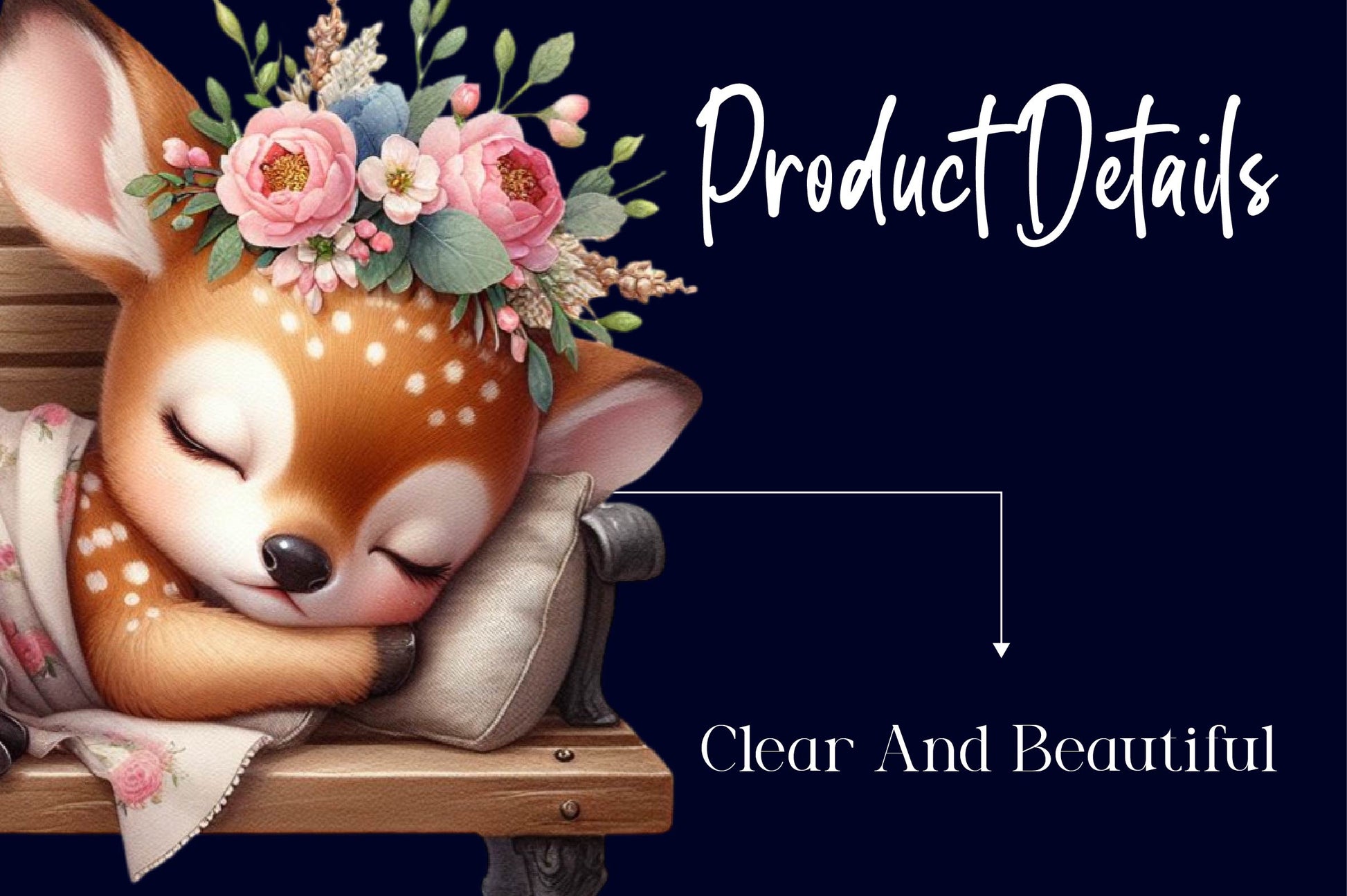 Cute Spring Deer Clipart Bundle 1 - CraftNest - Digital Crafting and Art