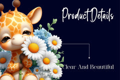 Giraffe Spring Clipart Bundle - CraftNest - Digital Crafting and Art