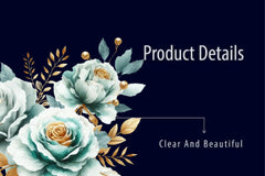 Teal And Gold Roses Clipart Bundle - CraftNest - Digital Crafting and Art