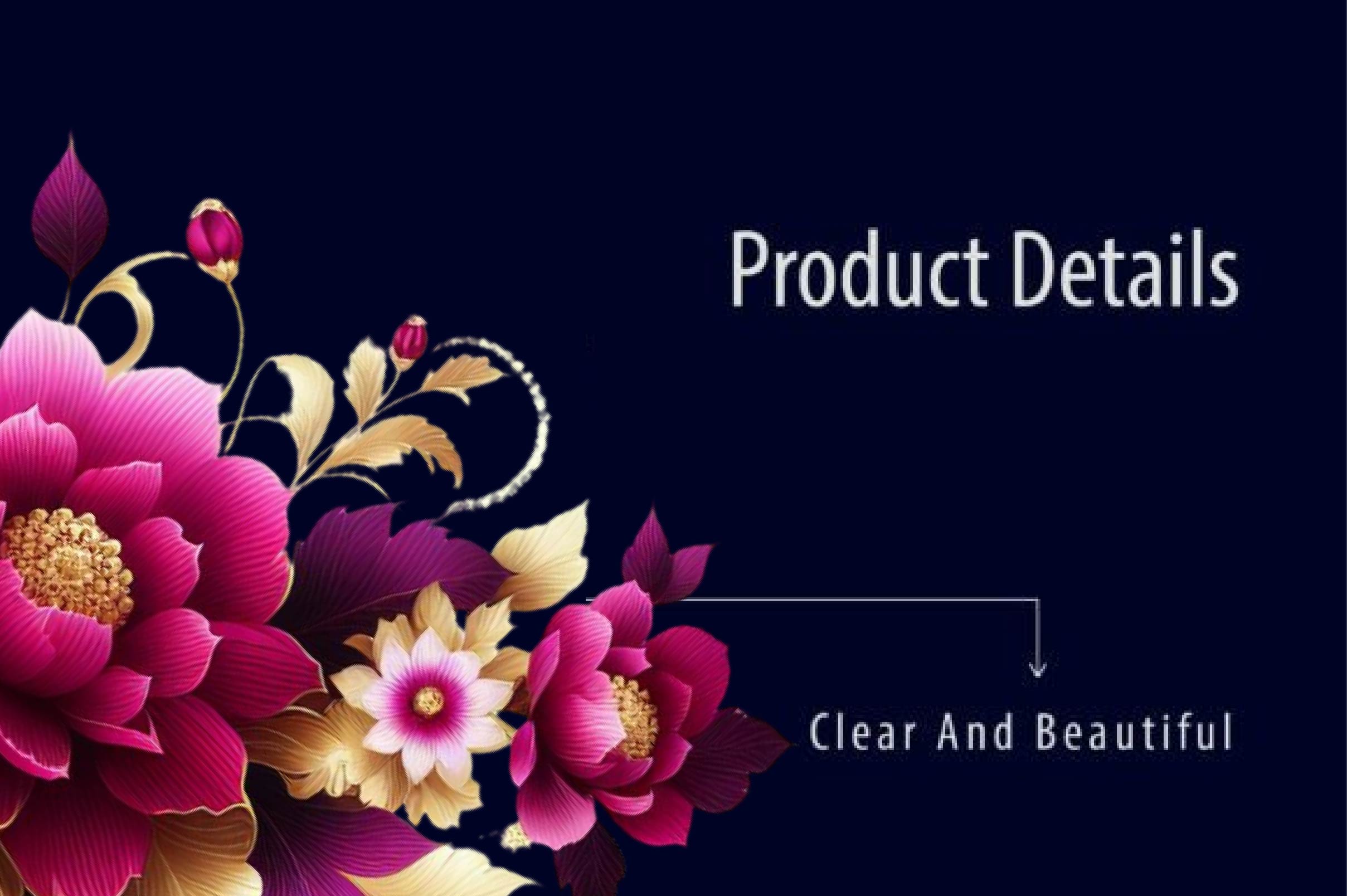 Magenta And Gold Floral Clipart Bundle - CraftNest - Digital Crafting and Art