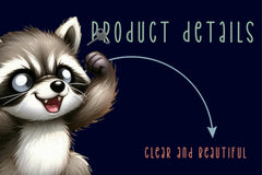 Funny Raccoon Clipart Bundle - CraftNest - Digital Crafting and Art